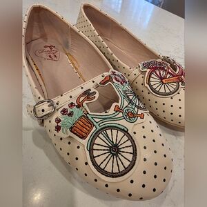 Dancing Days by Banned Retro "Make Great Rides" Womens Flat Size 38